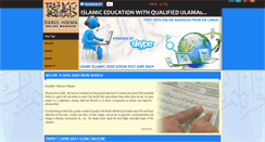 Desktop Screenshot of darulhikma.com